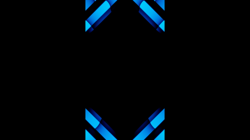 Vertical video blue gradient neon lines animation background