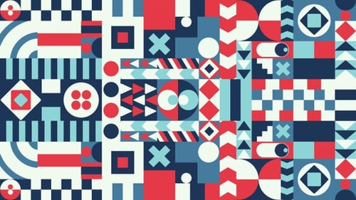 Abstract Colorful Geometric Background