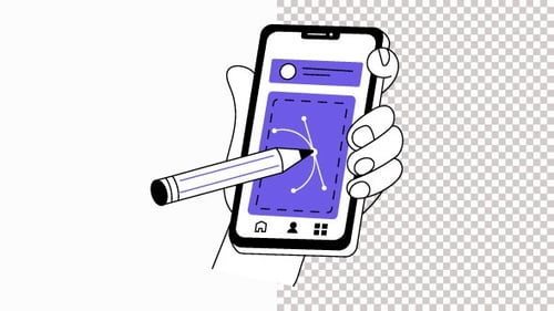 Alpha-Kanal für App-Design und Animation