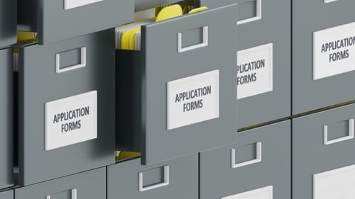 Animation 3D du fichier du formulaire de candidature | Alpha Channel