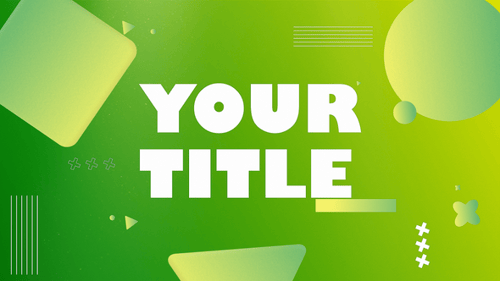 Dynamic Modern Abstract Geometric Animated Background