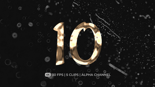 Countdown Timer Morph Animation