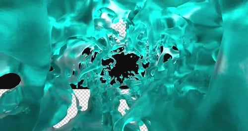 Fluid Aqua Splash Logo Reveal Animation