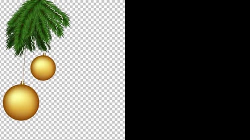 Merry Christmas Alpha Channel 1080p