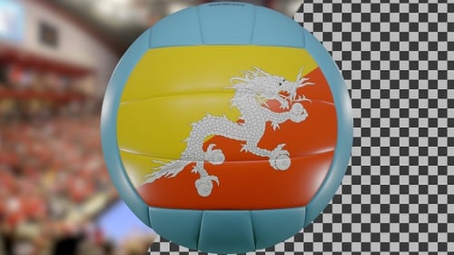 Volleyball spinning Bhutan | UHD | 60fps