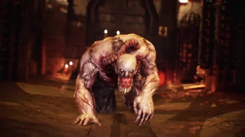 Horror Halloween Monster - Vj Loop 2