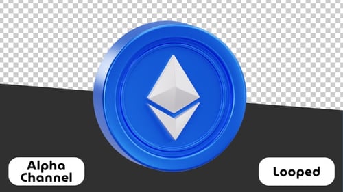Ethereum 3D Animation | Alpha Channel