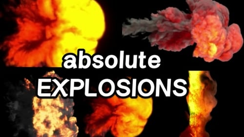 4 Different Perfect Explosions and Fire Effect Pack