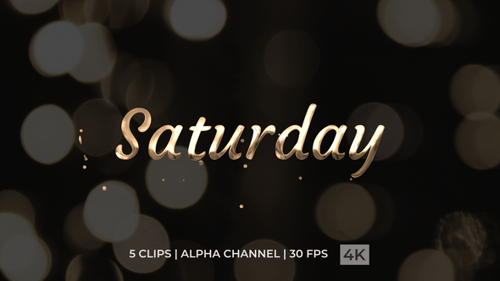 Animation textuelle du samedi