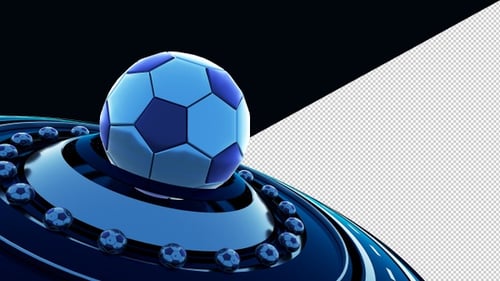 Fondo transparente de fútbol V2: bucle