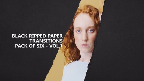 Black Ripped Paper Pack 1