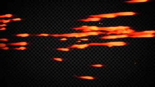 Fire Particles Flight