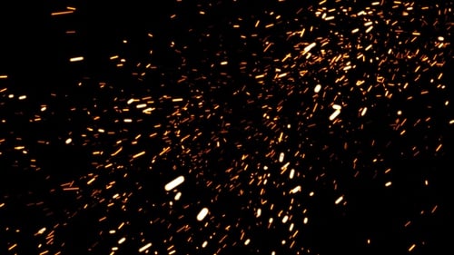 Fire Particles Background V5