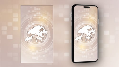 Hong Kong Animated Map - Vertical Video