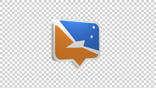 Tierra Del Fuego Province Argentina Flag Pin Icon