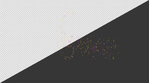 3D Sparkling Transitions | Alpha Channel