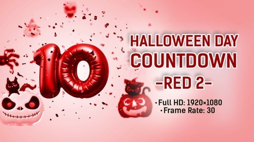 Halloween Countdown Red V2