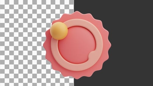 3D Animation of Stages of Ovum Development and Maturation | Alpha Channel