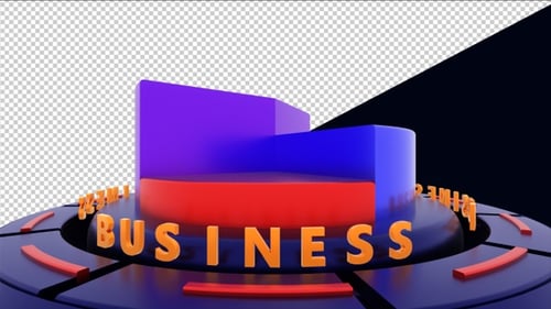 Transparenter Business-Hintergrund Loop V4