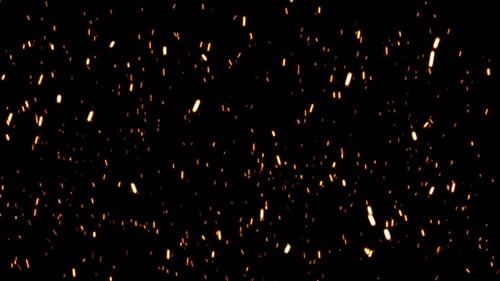 Fire Particles Background