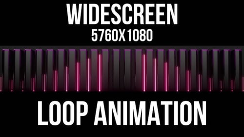 Abstract Neon Pink Light Backgroud Loop Widescreen
