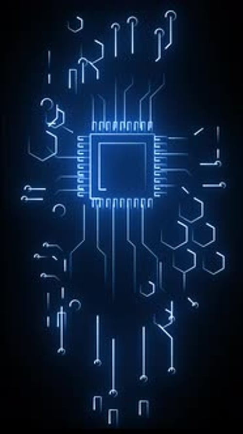 Digital Circuit Board Neon Overlay Pack