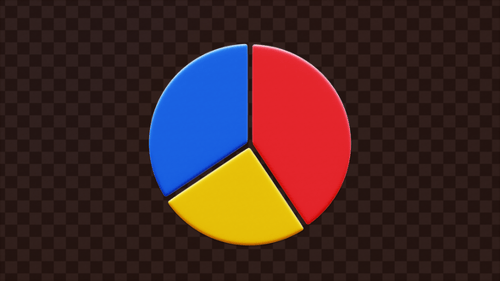Animated 3D Pie Chart Data Visualization Infographic
