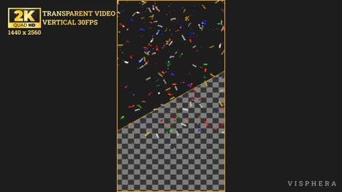 Falling Confetti Vertical