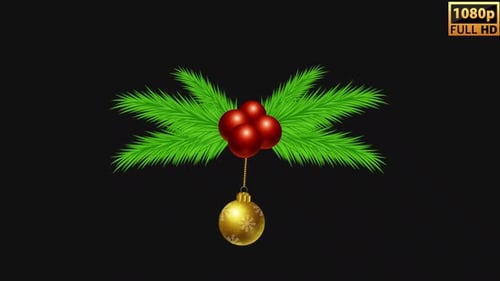 Christmas Decorations | Alpha Channel