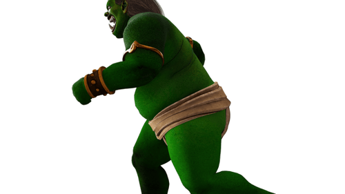 Monstruo verde gigante