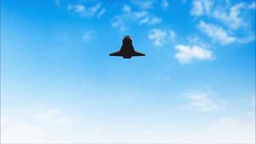 Space Shuttle Fly-in Reveal Transition