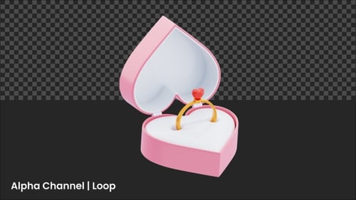 Love Ring Box zum Valentinstag