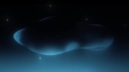 Futuristic Blue Fluid Background