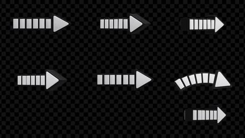 Geometric Animated Arrows Pack for Directional Guides