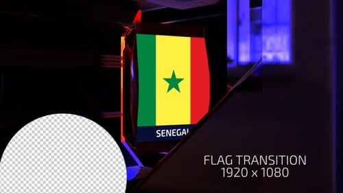 Futuristic Geometric Prism Content Reveal Animation