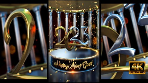 New Year 2023 Vertical 4k
