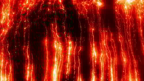 Abstract Fiery Energy Streams Motion Background