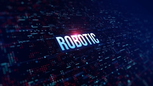 Digitaler Roboterhintergrund