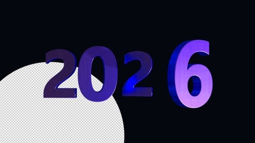 3D Silvester Blau 2026 Alpha