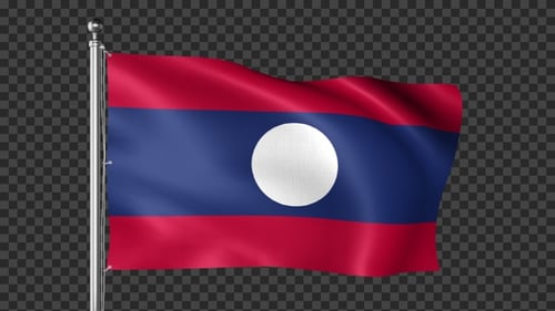 Flagge von Laos