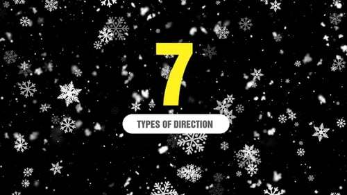 Snowflake Particles Flying Pack V6