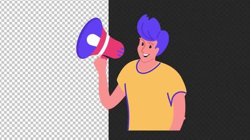 Loudspeaker Announcement Alpha Looped