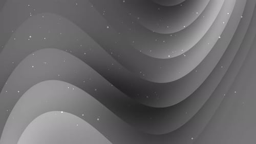Abstract Wavy Lines with Floating Particles Background Loop