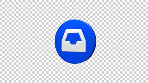 Inbox Icon Rotating