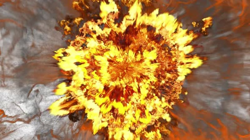 Realistic Burning Fire and Smoke Alpha Channel Overlays, Elements ...