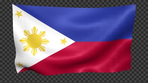 Animated Waving Flag of the Philippines