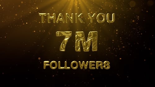 7M Followers Celebration Greeting