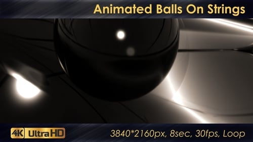 Animated Balls On Strings