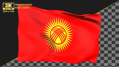 Kyrgyzstan Flag