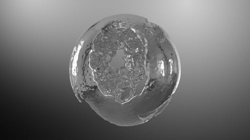 Liquid Metal Splash Ball